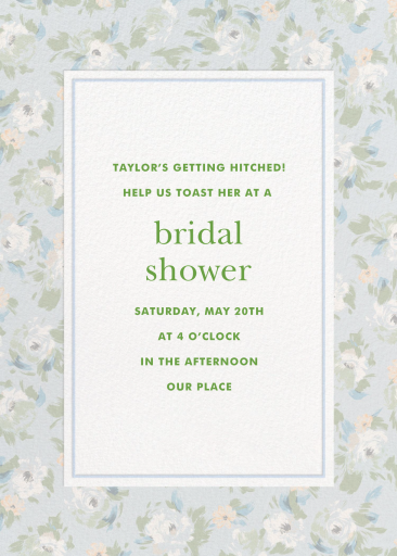 Antique Floral Border - Invitation by kate spade new york