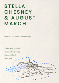 Corner Motif (Custom Magic Art) - Invitation by Paperless Post