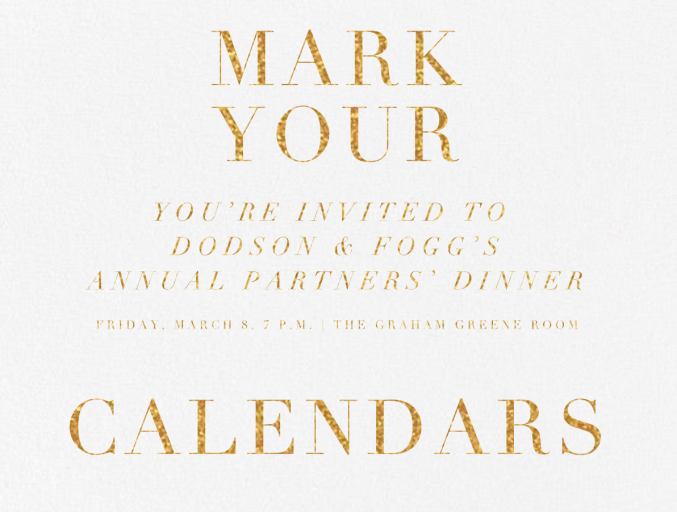 Clarion III by Paperless Post