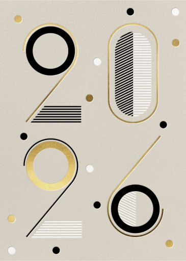 Studio - New Year's Card by Paperless Post