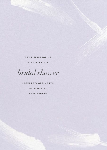 Gesture II - Bridal Shower Invitation by Paperless Post