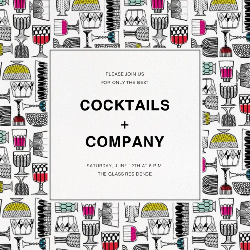 Kippis (Square) - Party Invitation by Marimekko