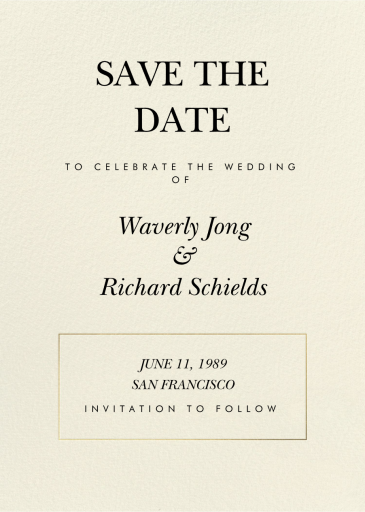 Levant - Save the Date by Paperless Post