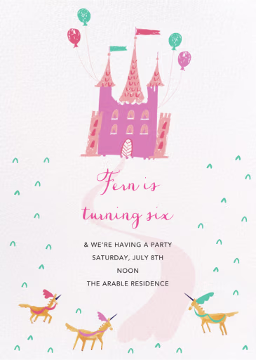 Does the Palace Have Valet - Birthday Invitation by Mr. Boddington's Studio