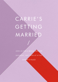 All Angles - Bridal Shower Invitation by Paintbox