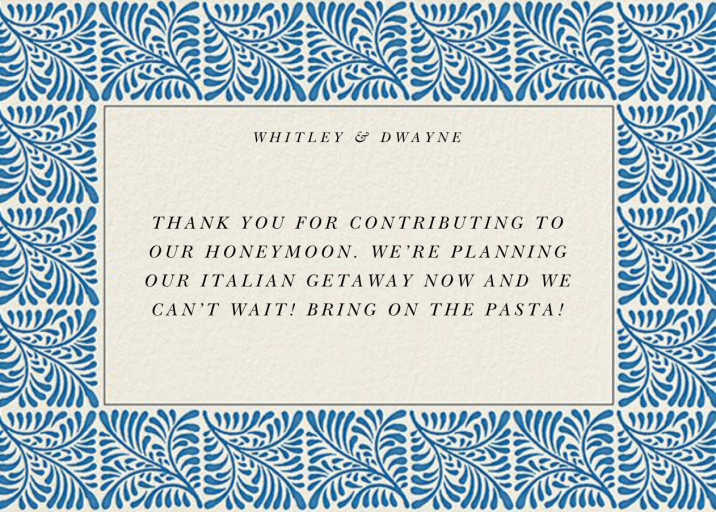 Woodblock Horizontal - Stationery by Oscar de la Renta