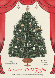 Christmas Tree Viewing by Paperless Post