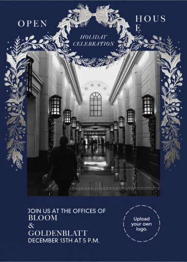 Holiday Wreath Frame - Corporate Holiday Party Invitation by Paperless Post