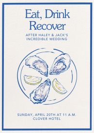 Oysters and Lemons - Brunch Invitation by Paperless Post