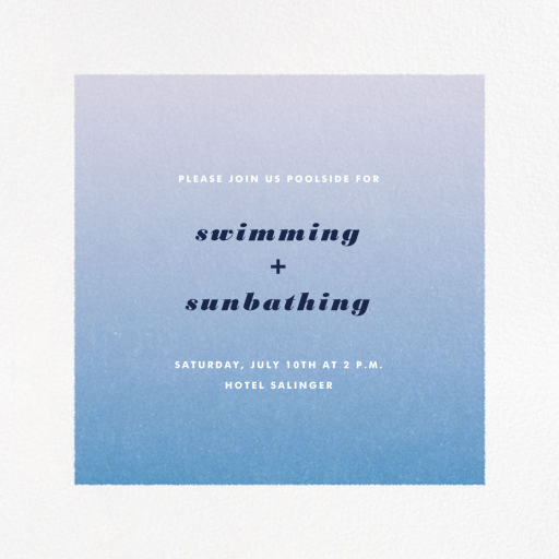 Gradient White Border - Dinner Party Invitation by Paperless Post