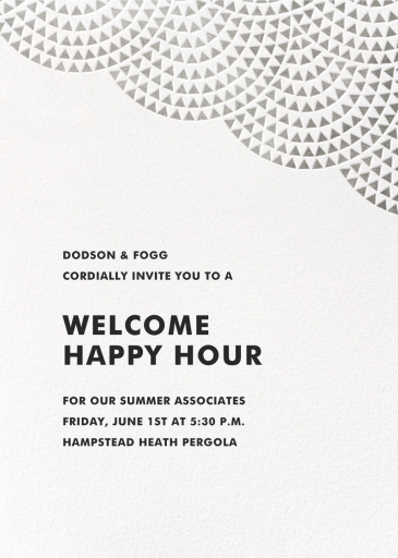 Savoy (Square) - Corporate Reception Invitation by Paperless Post