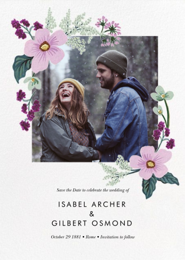 January Herbarium (Photo Save the Date) by Rifle Paper Co.