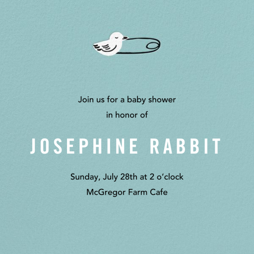 Duck Pin - Baby Shower Invitation by Paper Source