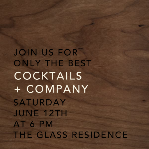 Wood Grain Dark - Cocktail Party Invitation by Paperless Post