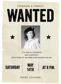 Most Wanted by Paperless Post