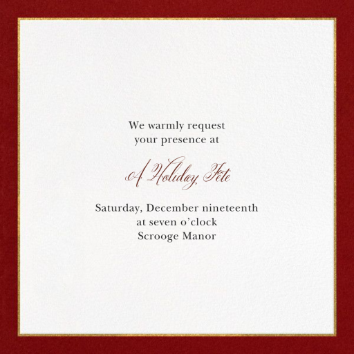 Oro - Invitation by Paperless Post