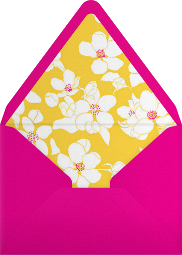 Golden Magnolias - Carolina Herrera Envelope