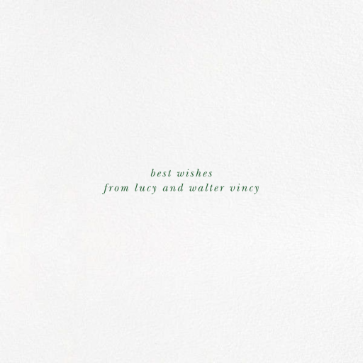 Bourgeois Bow - Holiday Card by kate spade new york - Back