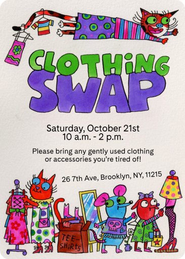 Shopaholic - Clothing Swap by Gentle Thrills