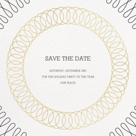 Spirals (Save the Date) - Holiday Save the Date by Paperless Post