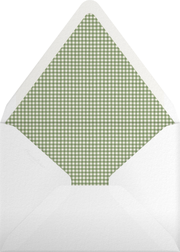 Holiday Gingham Border (Lucy Young) - Dogwood Hill Envelope
