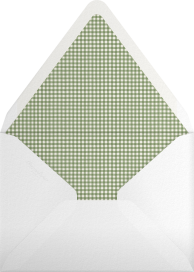 Holiday Gingham Border (Lucy Young) - Dogwood Hill Envelope