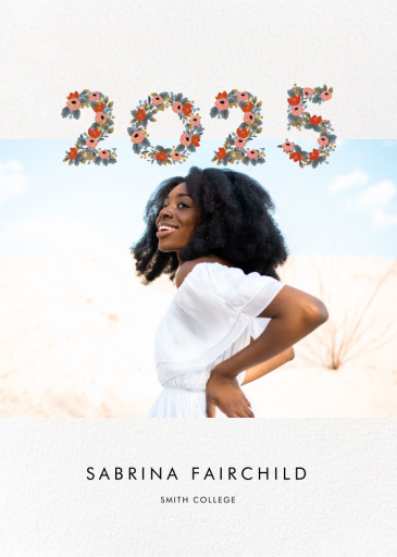Year in Bloom (Photo) - Graduation Announcement by Rifle Paper Co.