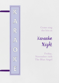 My Turn - Karaoke and Music Invitation by Mr. Boddington's Studio