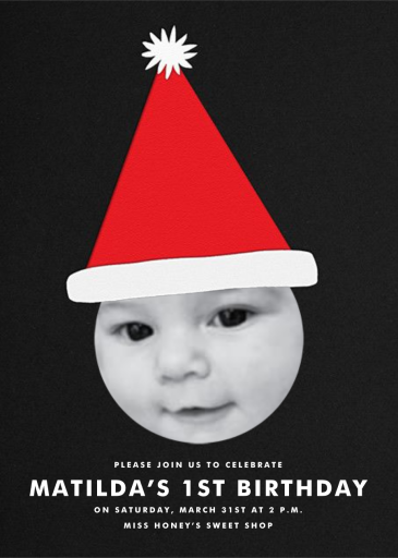 Santa Hat (Single-Photo) by The Indigo Bunting