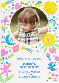 Everything Nice - First Birthday Invitation by Hello!Lucky
