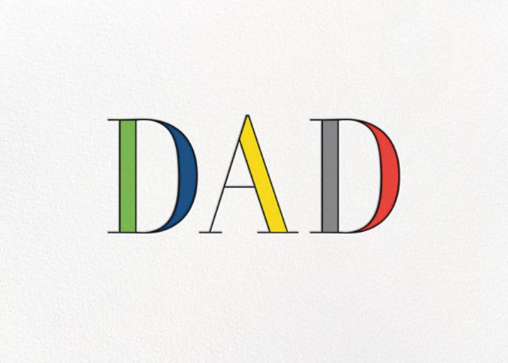 Rainbow Dad - Greeting Card by kate spade new york