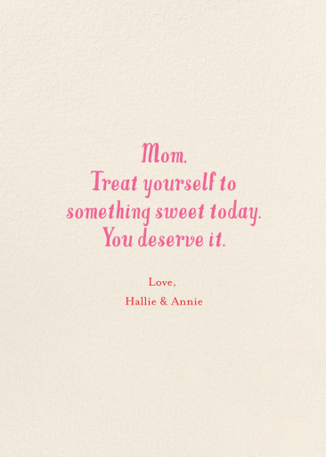 Dog Mom - Mother's Day Card by Mr. Boddington's Studio - Back