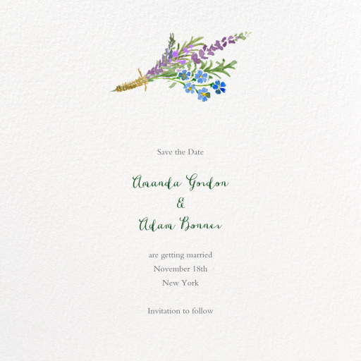Mountain Flora - Invitation by Paperless Post