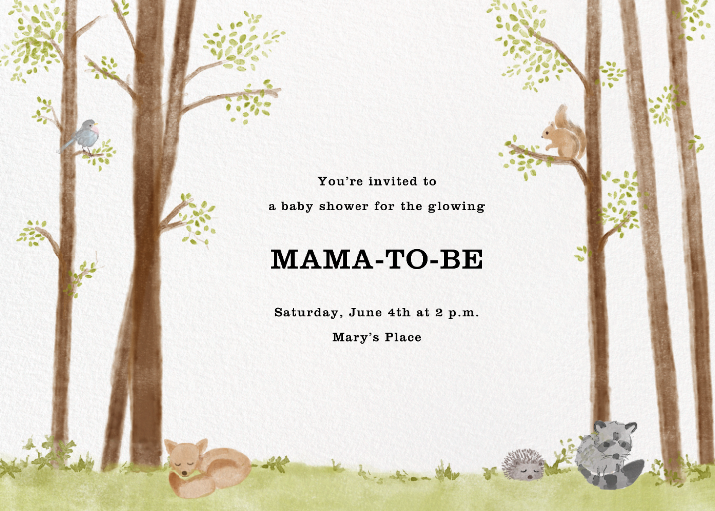 Nature’s Nursery - Celebration Invitation by Paperless Post