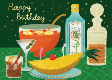 Birthday Bar (Bodil Jane) - Birthday Card by Red Cap Cards
