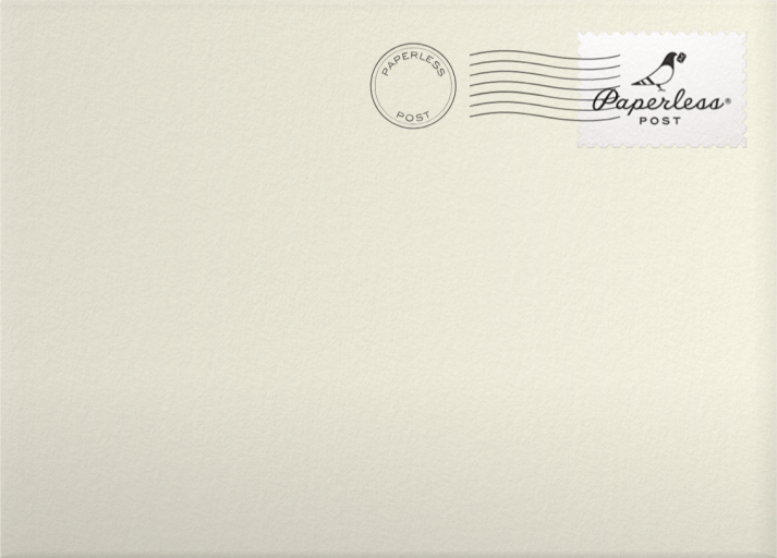 Hint of Fall - Paperless Post Envelope