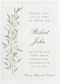 Untamed Grace - First Communion Invitation by Paperless Post