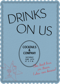 Libation Lounge - Party Invitation by Few & Fahr Studio