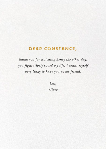 Can't Thank You Enough by kate spade new york - Back