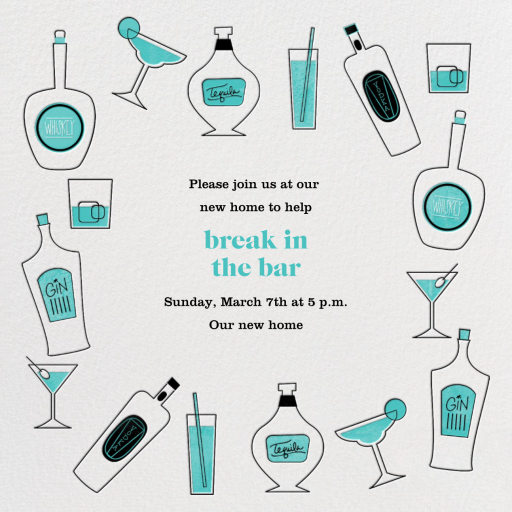 Mini Bar - Invitation by Paperless Post