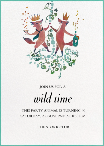 Fox Kingdom - Invitation by Happy Menocal