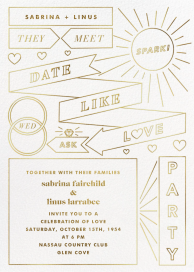 Chronology - Printable Invitation by Paperless Post