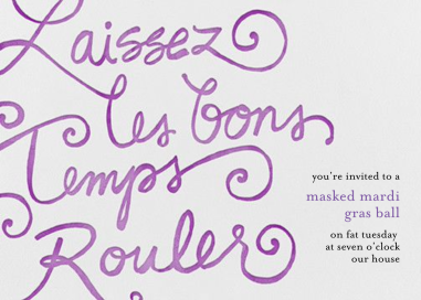 Good Times Roll by Paperless Post