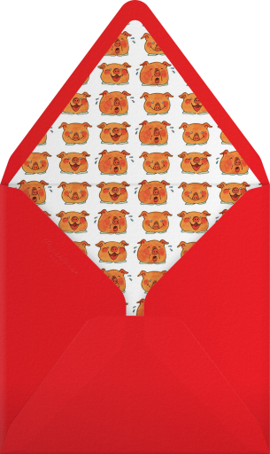 Party Pig - Richard Scarry Envelope