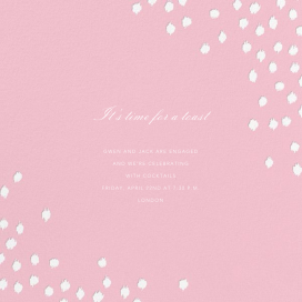 Ikat Dot (Save the Date) - Engagement Party Invitation by Oscar de la Renta