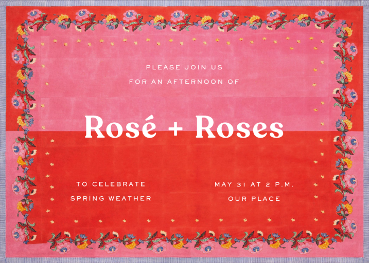 Mondana - Garden Party Invitation by Lisa Corti