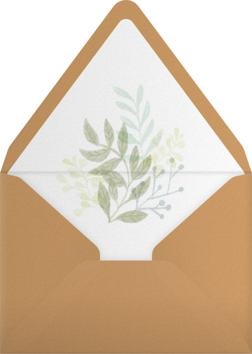 Eucalyptus Branches - Paperless Post Envelope