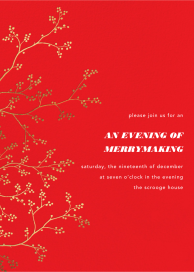 Bayas de invierno por Paperless Post