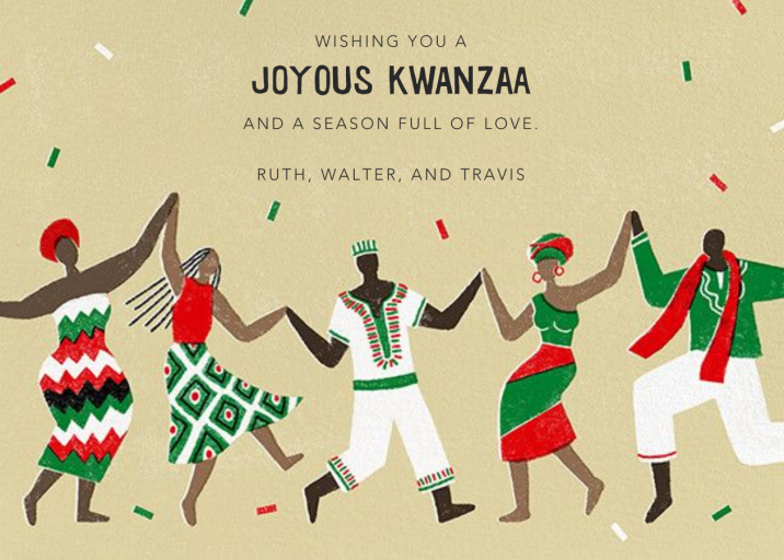Kwanzaa Dancing - Kwanzaa Invitation by Paperless Post