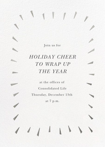 Éclat - Corporate Holiday Party Invitation by Paperless Post